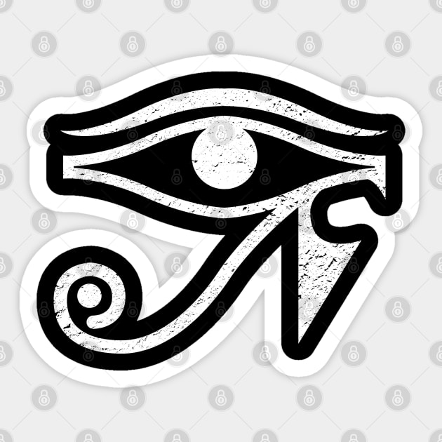 Eye of Horus Sticker by nickbeta